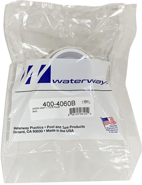 Waterway 400-4060B filter union with O-ring supports secure pump-to-pipe connections