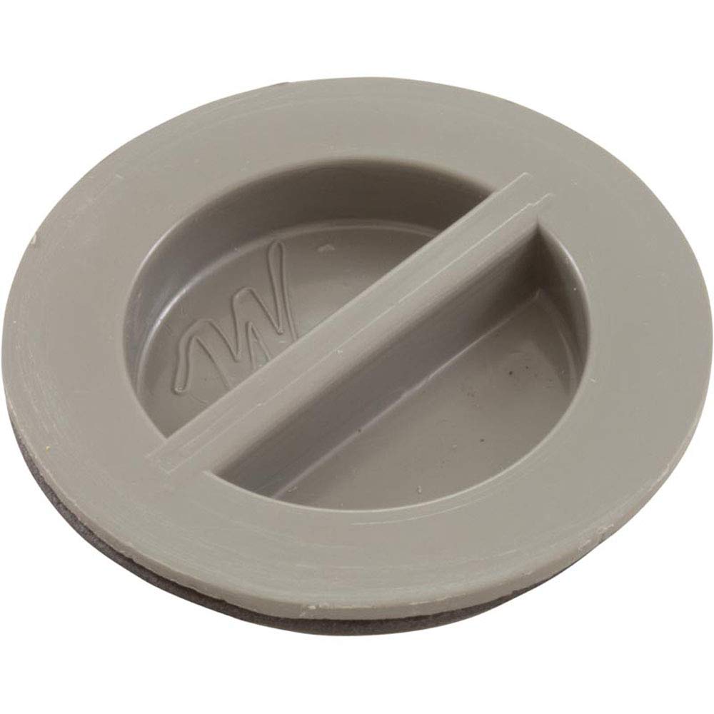 Waterway WW4004147B gray flush plug front view highlights gasket seating.
