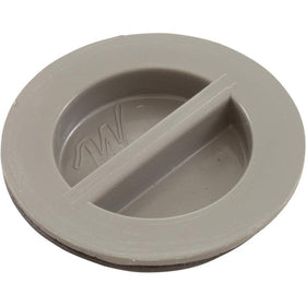 Waterway WW4004147B gray flush plug front view highlights gasket seating.
