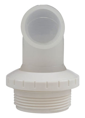 Waterway Plastics eyeball fitting close-up thread for reliable seal