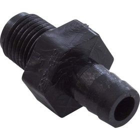 Waterway RF850 barb adapter close-up, 3/8-inch barb and 1/4-inch MPT connection for reliable fittings.