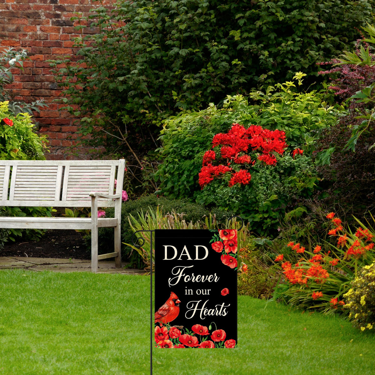 WATINC Dad flag suitable for cemetery memorial displays.