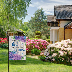 WATINC spring-summer yard flag ideal for porch decor