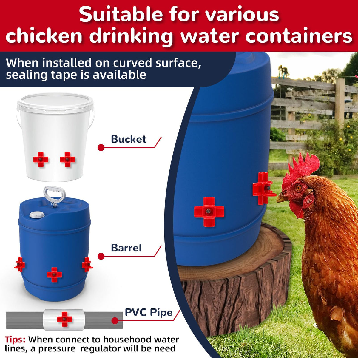 WATMTIN sealing tape prevents leaks and protects your coop