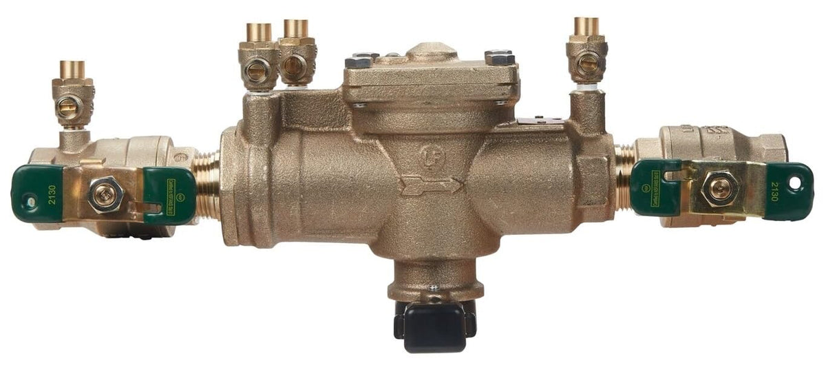 Watts LF009M2QT RPZ assembly with compact design for easy maintenance