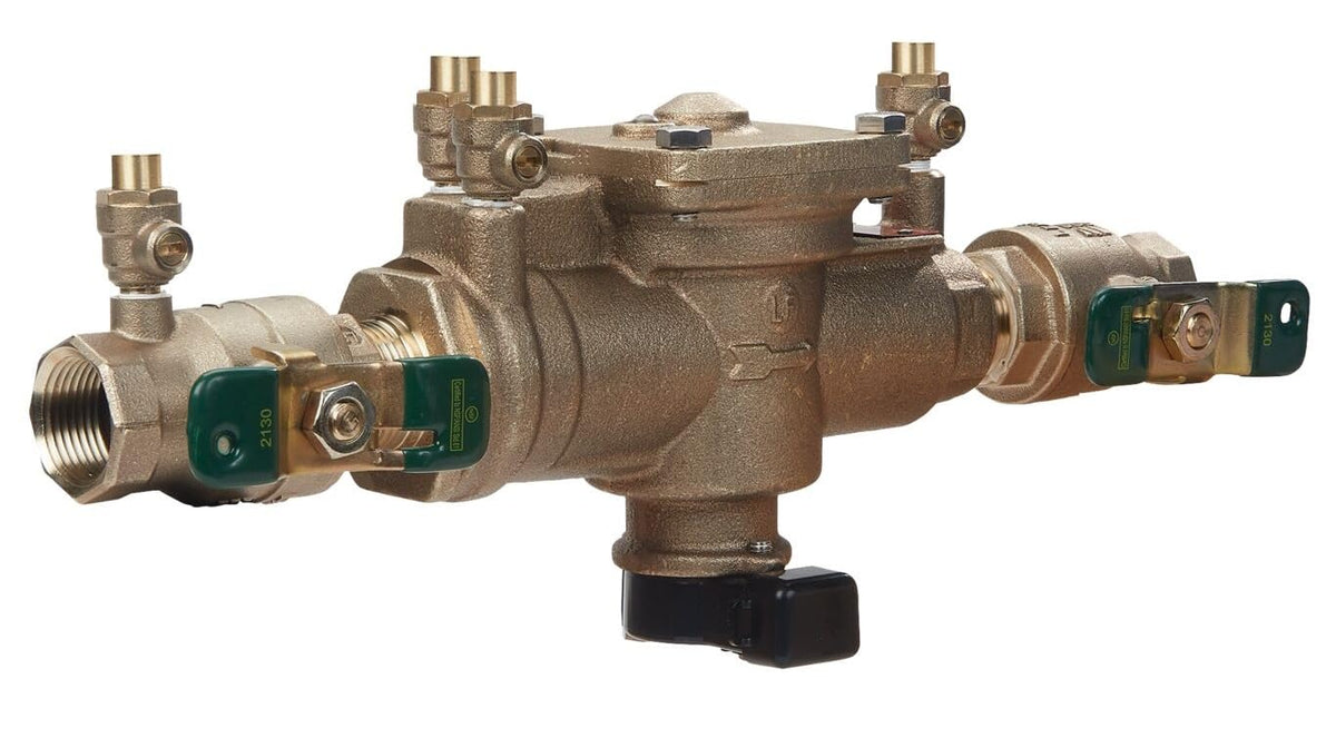Watts LF009M2QT RPZ unit with 1-inch connections for residential plumbing