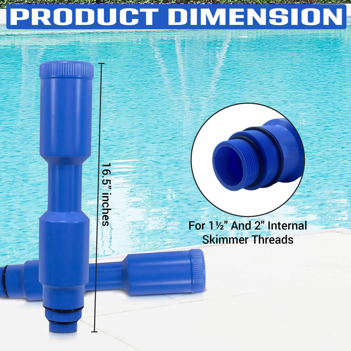 Wave Pool durable frost-resistant plug withstands freezing conditions.