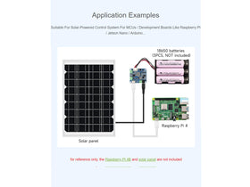 Waveshare Solar Power Manager-D 5V output delivers up to 3A for boards.