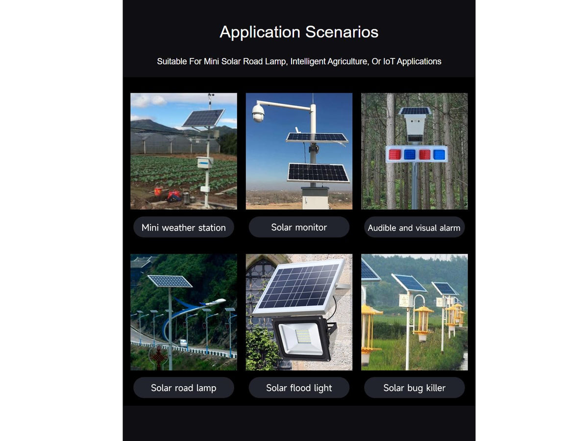 Waveshare Solar Power Manager-D protection circuits for safe operation.