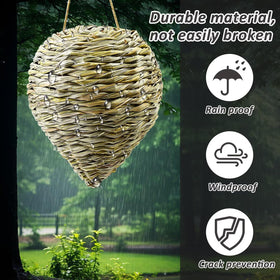 Waybas artificial wasp nest decor suitable for outdoor spaces