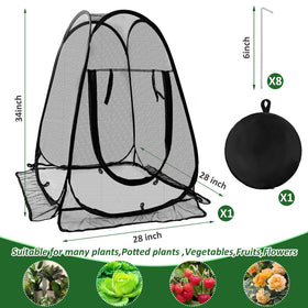 Waybas fine mesh garden netting allows water, air, and sunlight through.