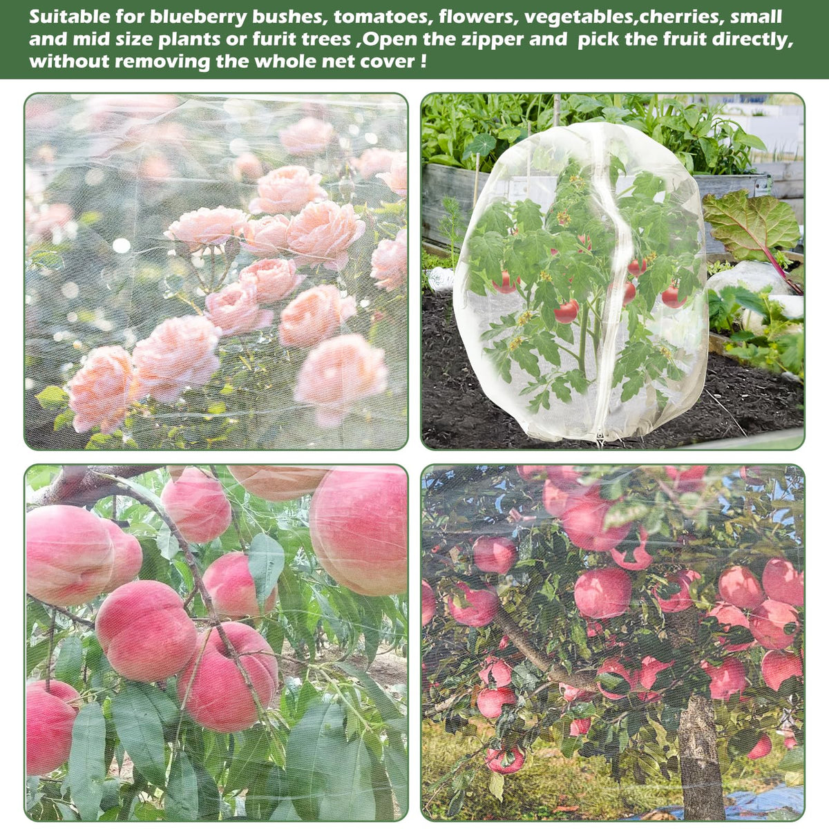 Waybas drawstring bag protects bushes and small trees in a low-profile cover.
