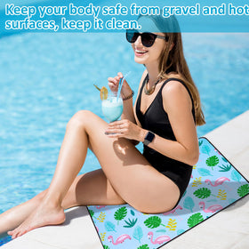 Waybas multipurpose pool pad suited for gardening, camping, or kneeling tasks.