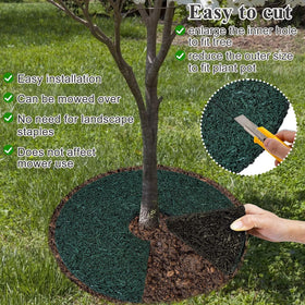 Waybas pre-slit installation ring simplifies placing around the trunk.