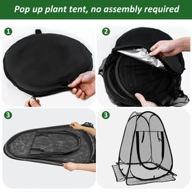 Waybas protection solution for potted plants and small garden areas with pets.