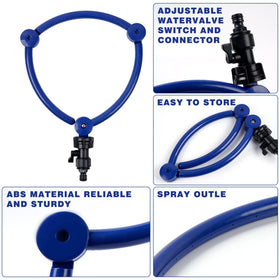 WBCBEC garden hose connection enables quick setup and watering.
