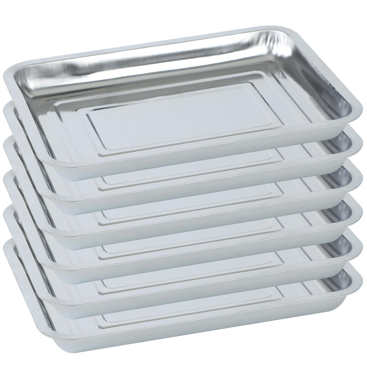 WBCBEC seed trays 6-pack in stainless steel for reliable seed germination