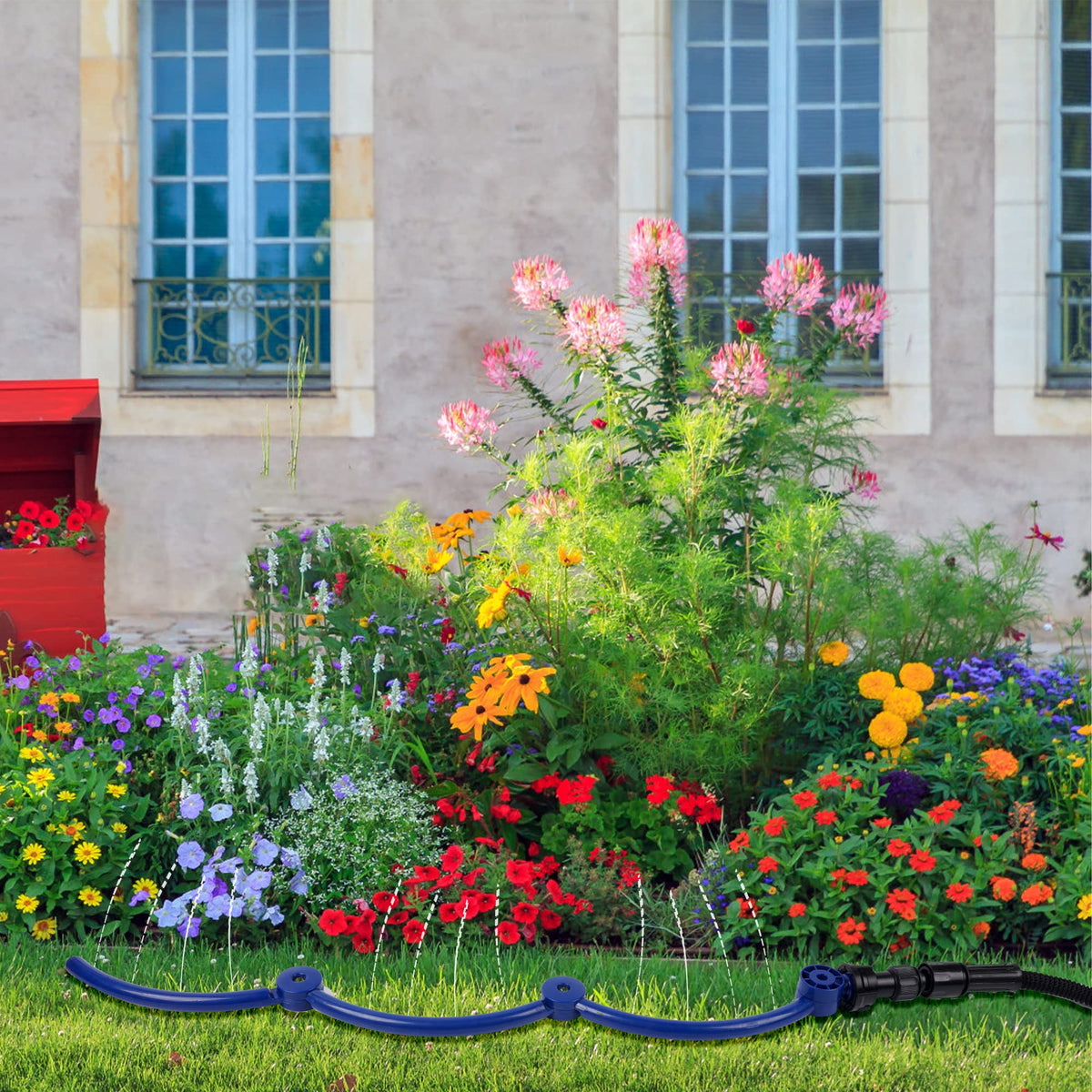 WBCBEC wide-application ring irrigation suitable for trees, vegetables, and shrubs.
