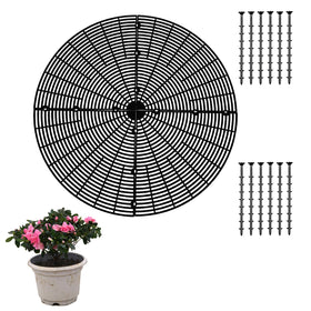 WBNYX plant pot cover, large 20.5-inch, shields pots from digging while allowing light and water.