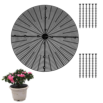 WBNYX plant pot cover, large 20.5-inch, shields pots from digging while allowing light and water.