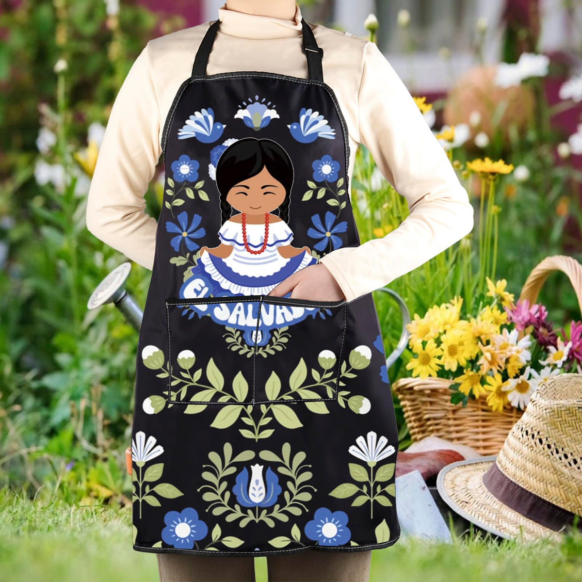 Waterproof and oil proof material of the WCGXKO apron protects clothes
