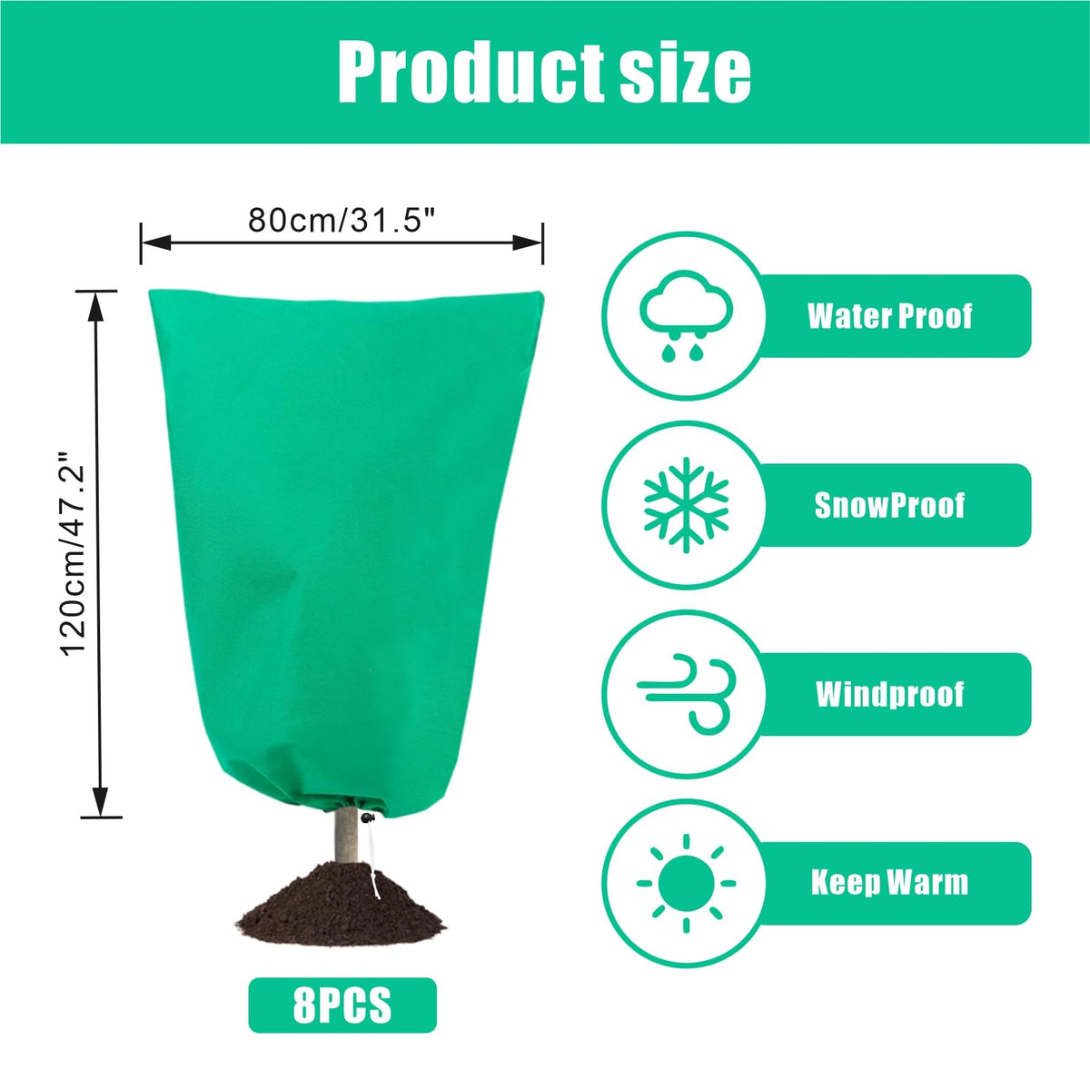 WDBG breathable nonwoven fabric closeup showing light transmission and protection