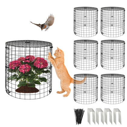 WDBG plant protectors assembly panels enable quick, tool-free cage setup.