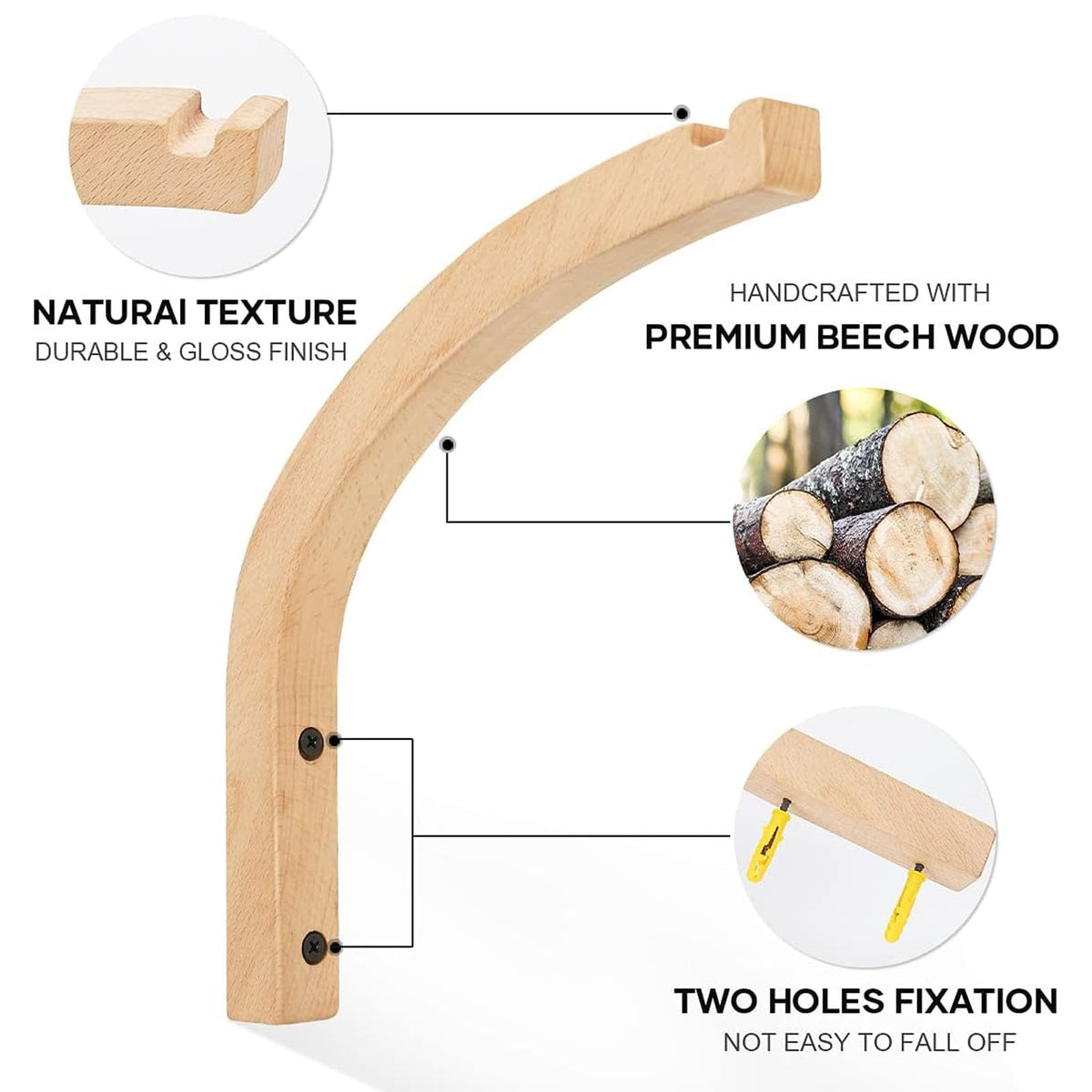wdcfxy indoor decoration hooks 2-pack ideal for wind chimes and lanterns