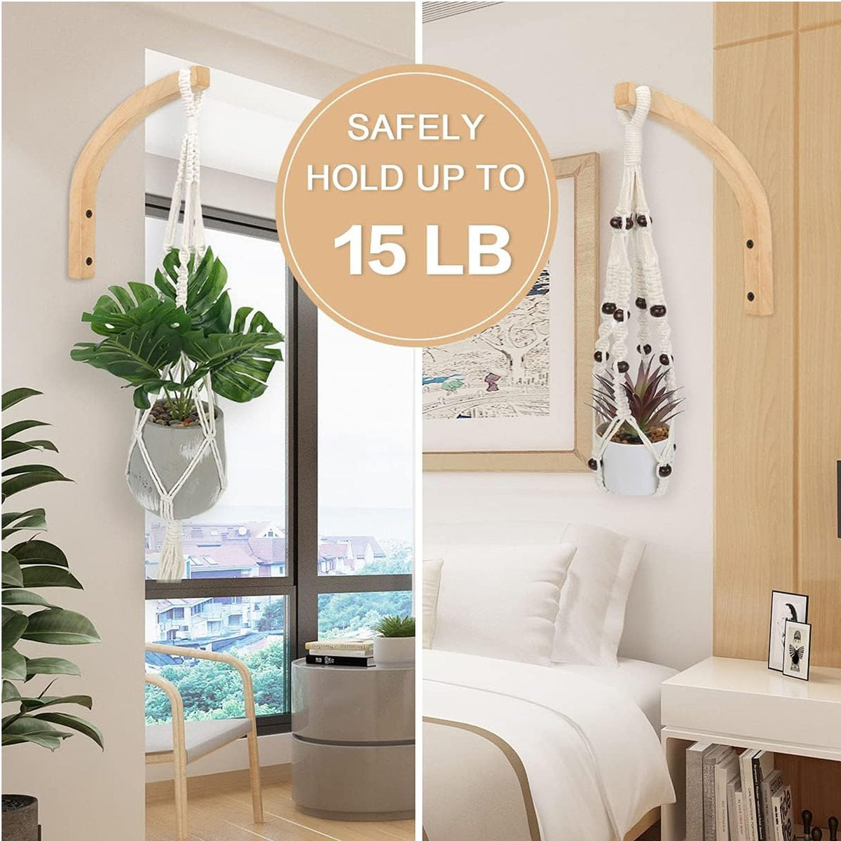 wdcfxy wall-mount lantern hangers neatly displaying decor