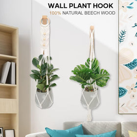 wdcfxy wind chime hanger hook on wooden post for outdoor use