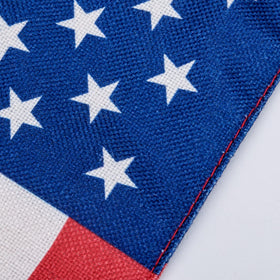 WDGG double-sided US flag ensures readable design from every angle, day and night.