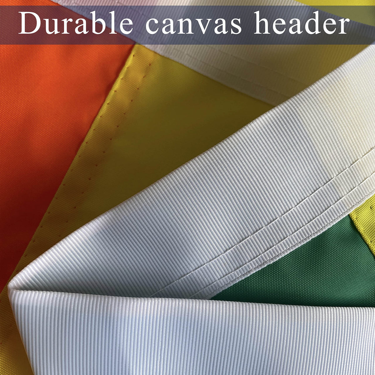 WDGG LGBTQ flag designed for wall display or pole mounting