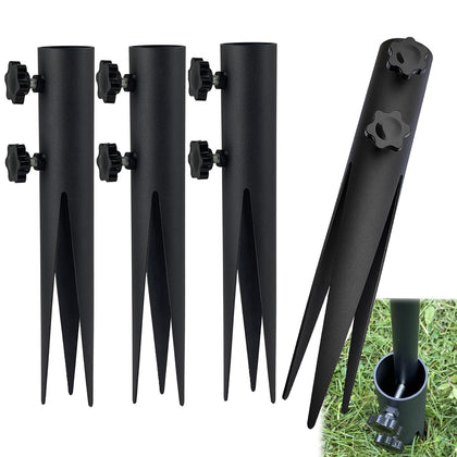 Wdwlbsm torch stake adjustable stand secures garden lights.