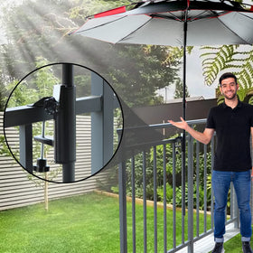 weallbuy umbrella tube dimensions highlighting 4 cm shaft compatibility