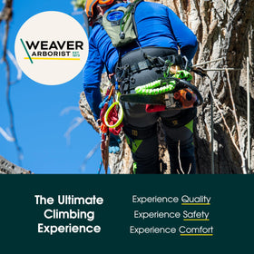 Weaver Leather Arborist Guard nickel hardware close-up corrosion resistance