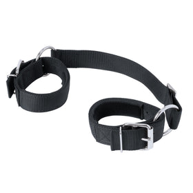 Weaver Leather Deluxe Cow Hobble side view highlighting neoprene cuffs for comfort