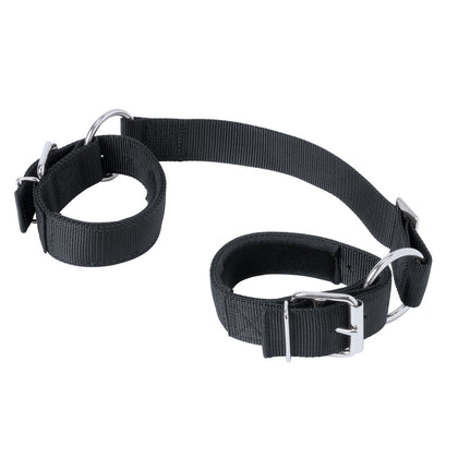 Weaver Leather Deluxe Cow Hobble side view highlighting neoprene cuffs for comfort