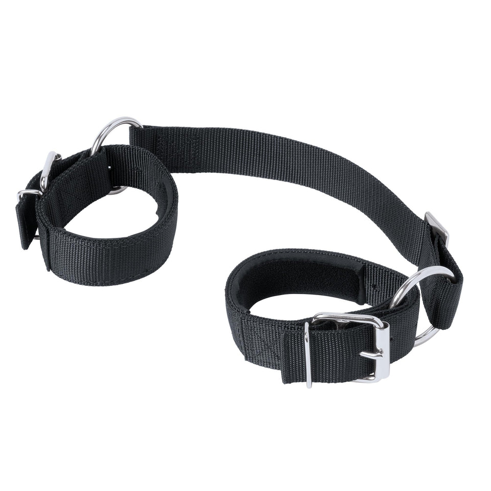 Weaver Leather Deluxe Cow Hobble side view highlighting neoprene cuffs for comfort