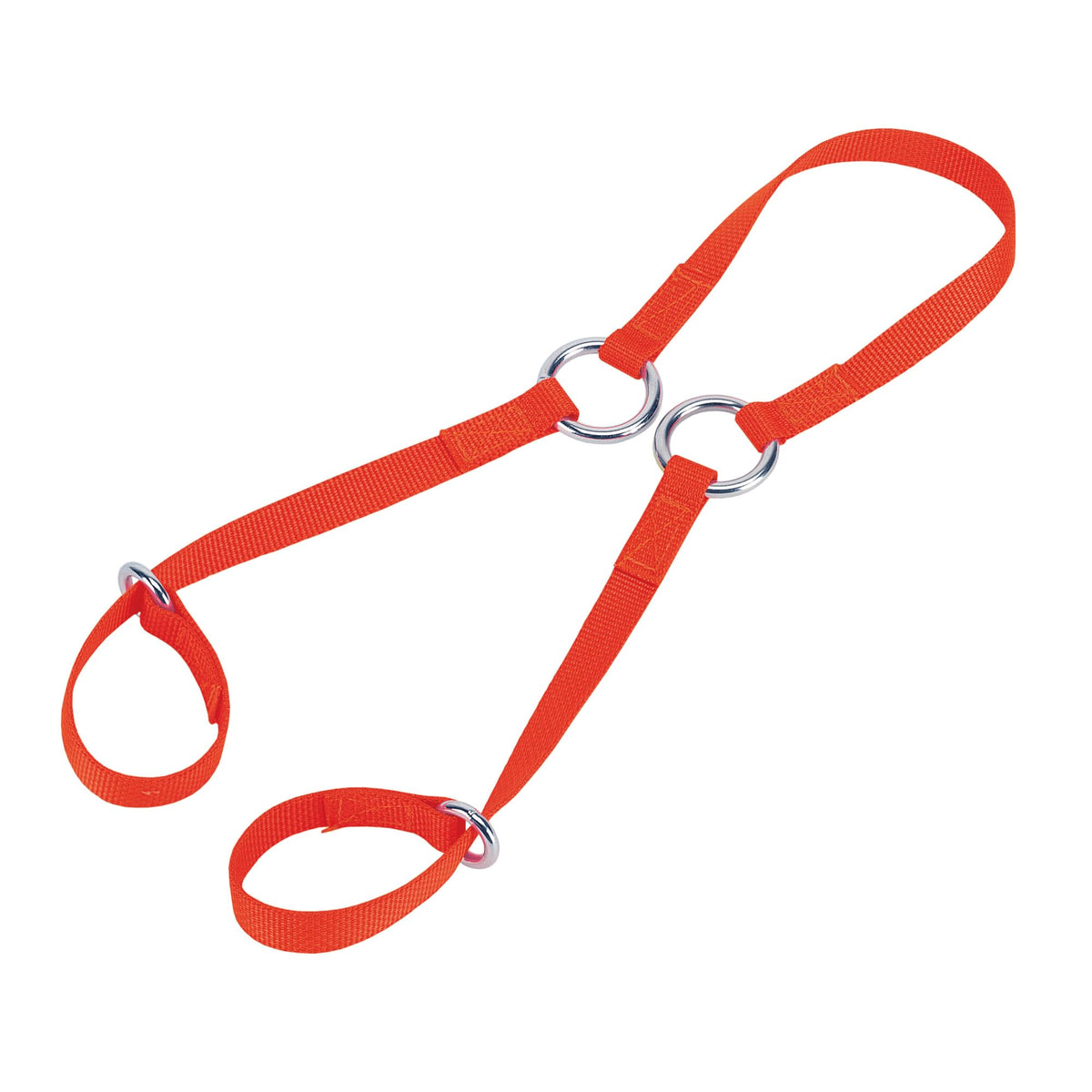 Weaver Leather obstetrical strap blaze orange with center rings for leverage during calving