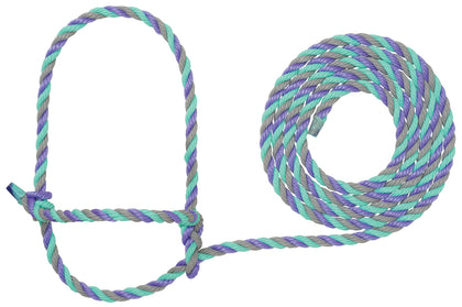 Weaver Livestock cattle rope halter adjustable for a secure, comfortable fit.