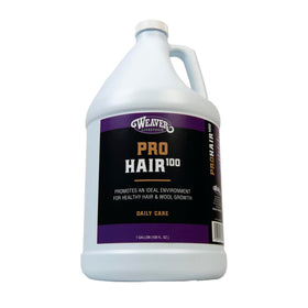 Wea ver Livestock ProHair100 bottle label shows premium show-day conditioner benefits