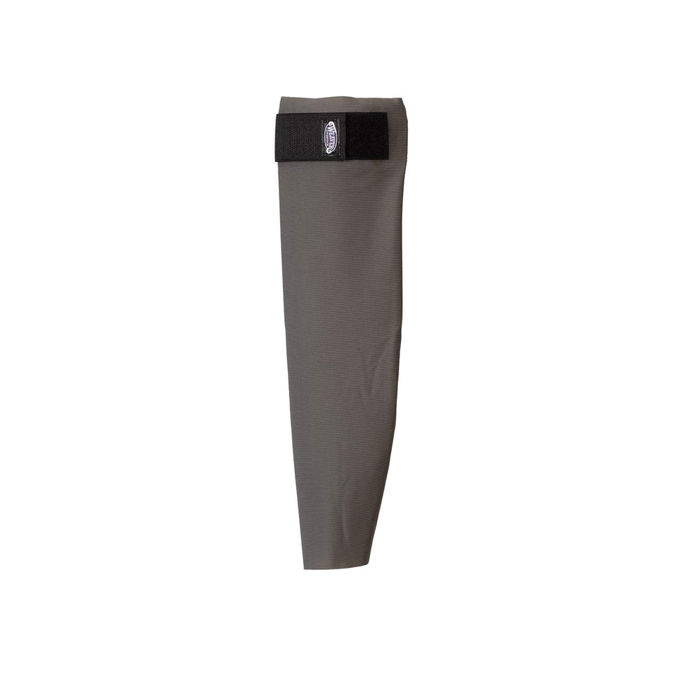 Weaver Livestock spandex leg tubes gray protect sheep and goats' legs from bedding debris