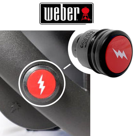 Weber 2181803 igniter button with dimensions 1.25 x 1.25 inches