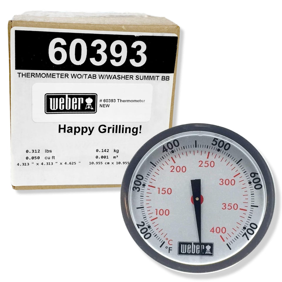 Weber 60393 Genesis/Summit thermometer without tab, replacement part for accurate grilling temps