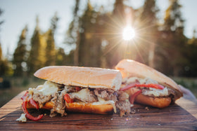 Weber Crafted carbon steel surface offers warp resistance and even heat.