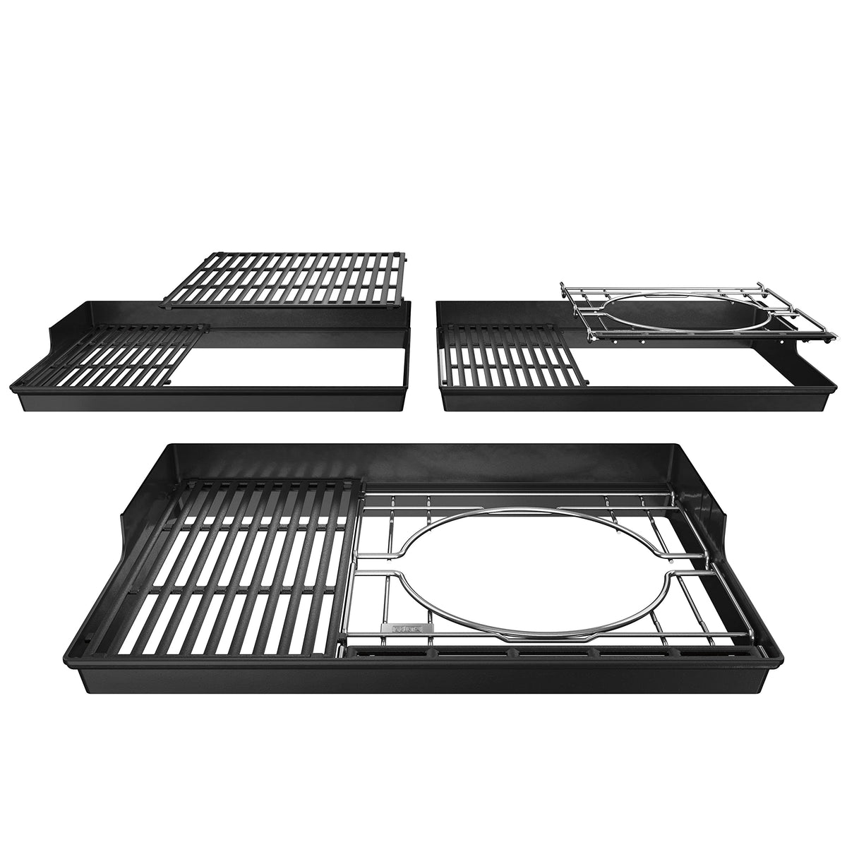 Weber Crafted grates in use show even heat distribution for flavorful results.