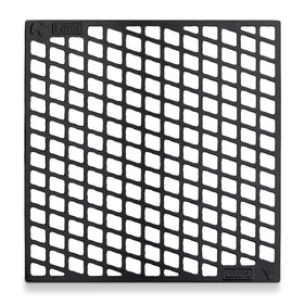 Weber Crafted Porcelain-Enamel Finish prevents sticking and eases flipping