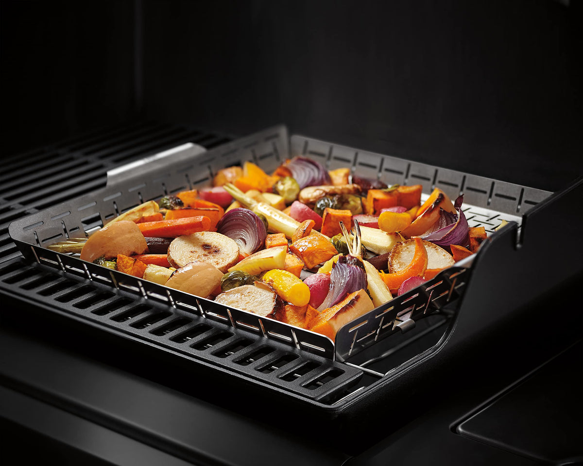 Weber Crafted Roasting Basket compatible with the Weber Crafted collection.