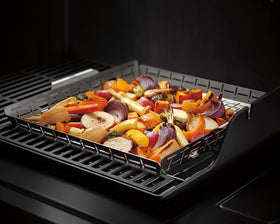 Weber Crafted Roasting Basket compatible with the Weber Crafted collection.