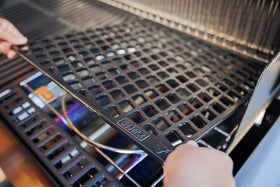 Weber Crafted Dual-Sided Sear Grate thicker side for meat searing